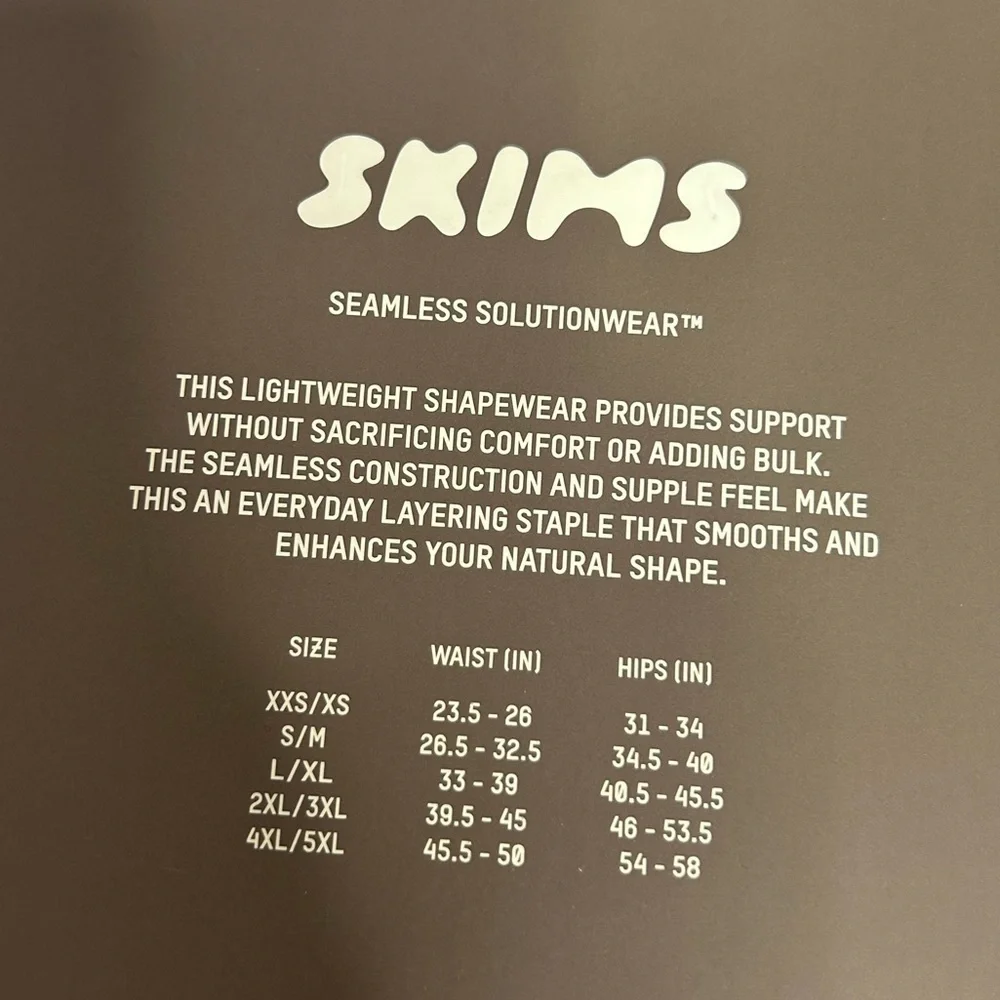 New SKIMS Onyx Sculpt Shoty Mid Thigh
